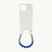 Nouvelle coque de téléphone portable en perles acryliques faites à la main avec accessoires de bijoux en chaîne pour cadeau promotionnel