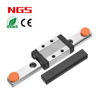 Kit de blocs de glissière linéaire MGN9 100 mm en métal et plastique pour imprimantes 3D mini DIY et machines CNC, noir