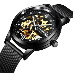 <strong>EVER</strong> MOVE Women's Business Style Mechanical Watch 38mm Dial Mineral Reinforced Glass Acrylic Band 10m Water <strong>Resistant</strong> Metal Case - Product Image 1