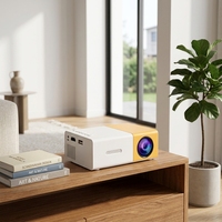 Mini Proyector LED Portátil, Proyector de Cine en Casa 720P YG300, Proyector de Video para Películas y Juegos al Aire Libre