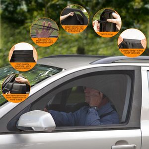 La maille de fenêtre de voiture à bas <span class=keywords><strong>prix</strong></span> de haute qualité n'influence pas le soleil de véhicule de vision - Product Image 1