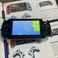 Konsol Game Genggam Mini Portabel X6 Layar 4.3 Inci Sistem Operasi Android 32 Bit Memori 8GB Dilengkapi 3000 Game