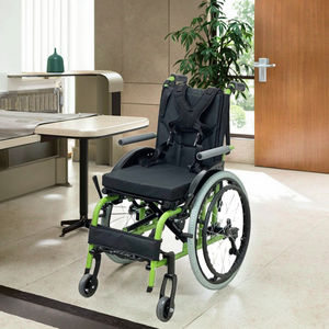 Rafu rf6116 גלגלים ידני עם 4 "pu tigre קדמי ו-20 \" אל אחורי פליטה-גב פלסטיק - Product Image 3