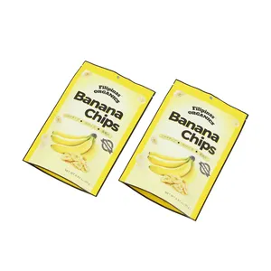 Custom Food Grade Snack Fruit Freeze Dried Pineapple Potato Chips Foil Bag Stand Up Pouch