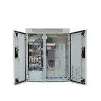 Armoire de télécommunications extérieure SmartAX F01S200 IP55 pour MA5608T MA5616 MA5800-X2 OLT DSLAM avec compartiment intégré ODF MDF et compartiment batterie/alimentation