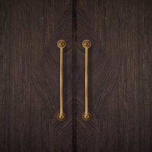 Xingmaite Cabinet <b>Handle</b> Solid Copper Round Single Hole Gold <b>Drawer</b> Pull Light Luxury American Style - Product Image 2