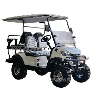Voiturette de golf électrique 6 places en gros d'usine, batterie lithium 48V, moteur puissant, idéale pour les services de navette d'hôtels et de complexes hôteliers - Product Image 2
