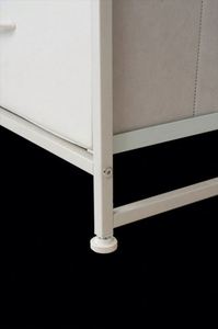 Living Room Fabric Cabinets Durable Stainless Steel MDF Modern Freestanding Panel <b>Pine</b> Various Color Sample Support Fabric - Product Image 4