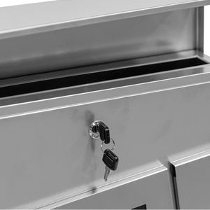 Boîte <span class=keywords><strong>aux</strong></span> <span class=keywords><strong>lettres</strong></span> murale moderne Boîte <span class=keywords><strong>aux</strong></span> <span class=keywords><strong>lettres</strong></span> noire Grande boîte <span class=keywords><strong>aux</strong></span> <span class=keywords><strong>lettres</strong></span> verrouillable avec clés Boîte <span class=keywords><strong>aux</strong></span> <span class=keywords><strong>lettres</strong></span> pour la maison - Product Image 5