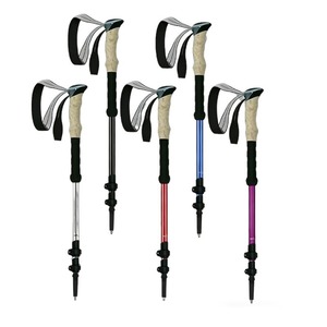 Bâtons de randonnée en alliage d'aluminium Seabuo, 3 sections télescopiques, professionnels, pour la randonnée en plein air, la montagne et la marche - Product Image 3