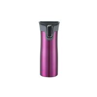 Thermos de voyage haut de gamme pour affaires, 470 ml, sans BPA, en acier inoxydable, isolé sous vide, avec couvercle, facile à utiliser