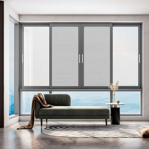<span class=keywords><strong>Ventana</strong></span> Corredera de Triple Vidrio, Modelos Resistentes a Huracanes con Puente Térmico <span class=keywords><strong>Roto</strong></span>, <span class=keywords><strong>Ventana</strong></span> de Aluminio y Vidrio con Doble Acristalamiento para el Hogar - Product Image 1