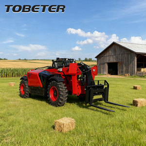 Tobeter 4 Tonnen Bau Teleskop lader Gabelstapler Diesel Sicher für den Betrieb von unebenem Gelände - Product Image 4