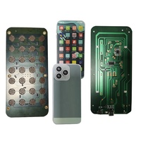 Juguete de teléfono móvil simulado, placa de circuito PCB, rompecabezas para bebés, modelo de teléfono de Educación Temprana, máquina de aprendizaje PCBA, Chip personalizado