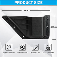 En stock ABS accessoires porte avant rangement poche porte côté Insert organisateur voiture porte boîte de rangement pour Ford Bronco