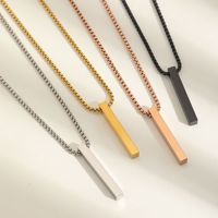 Collier carré créatif en alliage, best-seller, collier en métal personnalisé, collier pendentif, collier décoratif personnalisé pour couple