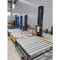 Machine d'emballage de palettes personnalisable avec film supérieur pour l'emballage industriel multi-scènes