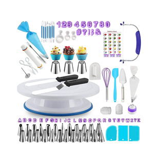 Kit de 207 embouts de décoration de gâteaux pour pâtisserie, outils de cuisine pour glaçage et pâtisserie DIY, ensemble d'embouts de décoration - Product Image 1