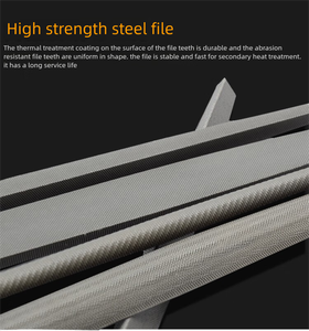 WieldMaster OEM ODM Industriel – Lot de 5 limes à aiguilles mixtes, denture moyenne-fine, triangulaires et semi-circulaires en acier - Product Image 5