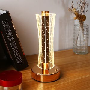 <span class=keywords><strong>Lampe</strong></span> de table sans fil en acrylique rechargeable <span class=keywords><strong>à</strong></span> commande tactile moderne nordique pour usage domestique et intérieur - Product Image 4