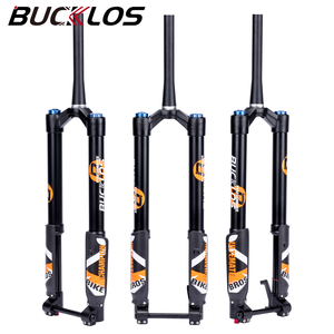 <span class=keywords><strong>Fourche</strong></span> à suspension pneumatique inversée en alliage d'aluminium pour <span class=keywords><strong>VTT</strong></span> BUCKLOS OEM/ODM 26 27,5 29 pouces, pièces de vélo - Product Image 1