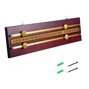 Tableau d'affichage mural en bois pour jeux de billard, de billard, de table de billard et de palets-Gardien de pointage classique pour salles de jeux - Product Image 3