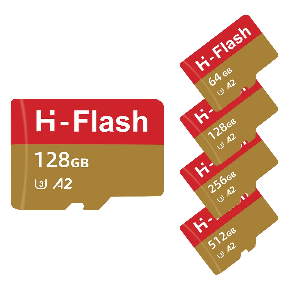 Ucuz fiyat yüksek hızlı cep telefonu hafıza kartı 2gb 16gb 32gb 64gb 128gb 256gb class10 tf kart bellek