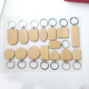 Bán Buôn Hình Dạng Đa Dạng Của Gỗ Keychain