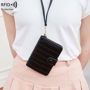 PU Material Portable Neck-Hanging Anti-Scan RFID Multi-Functional Travel <b>Passport</b> <b>Holder</b> & Certificate Case - Product Image 2