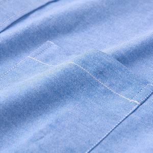 Rts Hàng May Mặc Nhà Cung Cấp Người Đàn Ông Của Áo Sơ Mi 60% Cotton 40% Polyester Nút Xuống Cổ Áo Dài Tay Áo Kinh Doanh Ăn Mặc Áo Sơ Mi Cho Nam Giới - Product Image 2