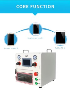 Machine de lamination d'écran de téléphone OEM/ODM, meilleur équipement de remise à neuf de téléphone TBK 108P, laminateur OCA avec machine à enlever les bulles - Product Image 5