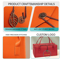 Boîte cadeau personnalisée réutilisable en cuir PU de luxe, emballage de rangement haut de gamme, sac cadeau élégant avec poignée