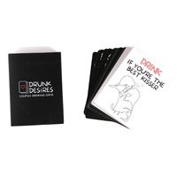 Produit SM pour adultes : Jeu de poker 'Désir Ivre', ensemble de jeux de boisson pour soirées amusantes, comprenant des cartes d'amour et des jouets sexuels