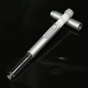 Boîtier de stylo réutilisable en aluminium |   Conception personnalisée de fenêtre et de clip - Product Image 1