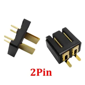 1Set 2/3/4/5Pin Laptop Battery Connector Pitch 5.0mm Holder Clip Slot Contact Male Female plug Smart Door lock Battery Connector