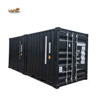 Conteneur de transport de marchandises sèches en acier Corten de 10 pieds (3 mètres) de long, conforme à la norme ISO, mini-conteneur portable à vendre