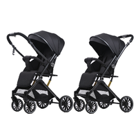 Poussette 3 en 1 de haute qualité, spéciale Turquie, beige gris neige, grandes roues, poussette américaine pour bébé, poussette pour voyages, en vente