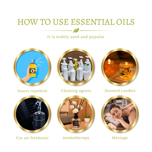 Huile essentielle naturelle d'eucalyptus citronné, répulsif contre les insectes, adapté à la lutte contre les moustiques, rafraîchissant et pour diffuseurs d'aromathérapie - Product Image 4