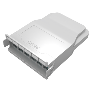 12F bice modulare cassetta scatola LC Pigtail MPO plastica grigio/blu modulo di apparecchiature ottiche per la giunzione FTTH - Product Image 6