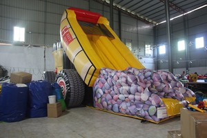 Toboggan gonflable Monster Truck en PVC, capacité 500 kg, 12 passagers, pour locations commerciales extérieures pour enfants - Product Image 6