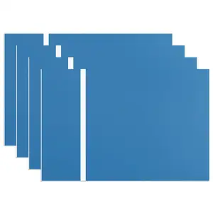 Feuille de plastique ABS gravure bleue sur blanche Fournisseurs de feuilles de plastique ABS