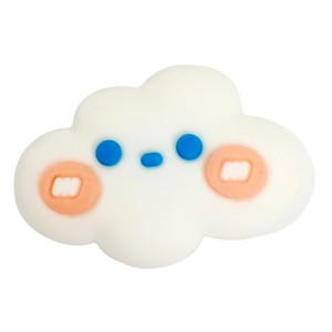 OEM PVC pour <span class=keywords><strong>Smiley</strong></span> fleur ensembles nuage pain décorations fleur sabot breloques sac de plage et chaussures accessoires - Product Image 5