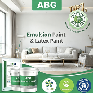Pintura de látex de bajo VOC, anti-fisuras, a base de agua, para renovación de paredes de salas públicas. - Product Image 1