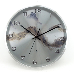 Luxury Stainless Steel <b>Small</b> Quantity Unique Office <b>Wall</b> <b>Clock</b> Custom logo Modern Metal - Product Image 6