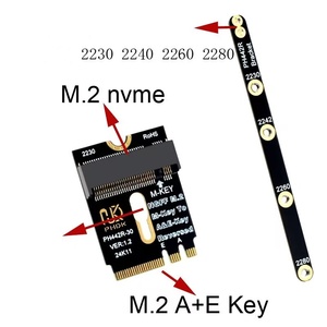 <span class=keywords><strong>PHDK</strong></span> M.2 A & E Wifi接口转换器反向转换为M键Nvme固态硬盘库存 - Product Image 4