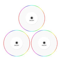 Sous-verres lumineux LED multicolores en acrylique ultra-mince pour bouteilles de vin, idéal pour les bars et clubs – Vente en gros