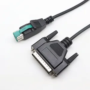 Customizable HDB44PinDB25PIN Male To Powered USB 12V Male Cable For IBM For POS Printing Terminalsdevices Cable