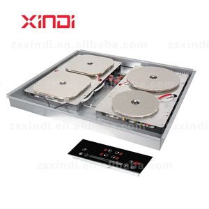 Placa <span class=keywords><strong>de</strong></span> Inducción Invisible <span class=keywords><strong>de</strong></span> <span class=keywords><strong>4</strong></span> Quemadores con Panel <span class=keywords><strong>de</strong></span> Vidrio Templado, Electrodoméstico <span class=keywords><strong>de</strong></span> Cocina Portátil - Product Image 3