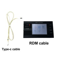 Consola DMX512 Portátil con Batería, Pantalla Táctil de 3.2 Pulgadas, 512 Canales y Función RDM para Iluminación de Escenarios