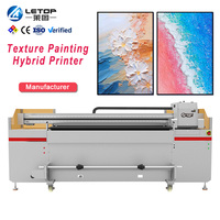 LETOP Factory - Plotter de Impresión Digital Híbrido de Formato Grande de 1.8M, Máquina de Impresión UV Acrílica de Cama Plana